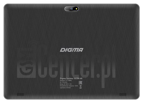 IMEI चेक DIGMA Optima 1025N 4G imei.info पर