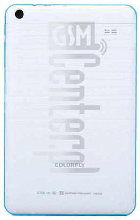 Skontrolujte IMEI COLORFUL Colorfly G708 3G na imei.info