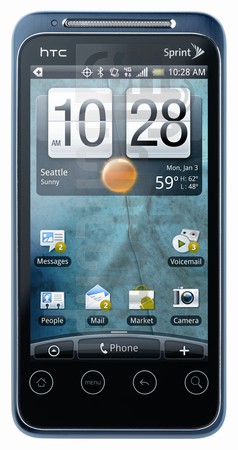 Skontrolujte IMEI HTC EVO Shift 4G na imei.info