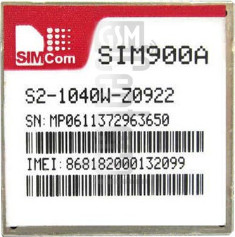 imei.info에 대한 IMEI 확인 SIMCOM SIM900A-V1