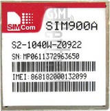 Verificação do IMEI SIMCOM SIM900A-V1 em imei.info