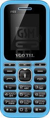 Skontrolujte IMEI VGO TEL I103 na imei.info