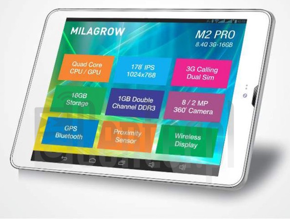 Verificação do IMEI MILAGROW M2Pro 3G 16GB em imei.info