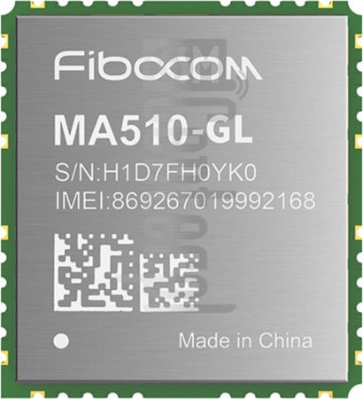 Skontrolujte IMEI FIBOCOM MA510-GL na imei.info