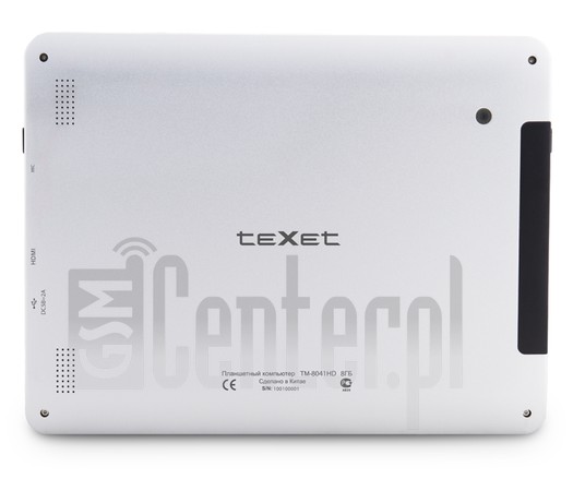 Verificação do IMEI TEXET TM-8041HD em imei.info