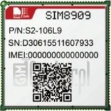 在imei.info上的IMEI Check SIMCOM SIM8909