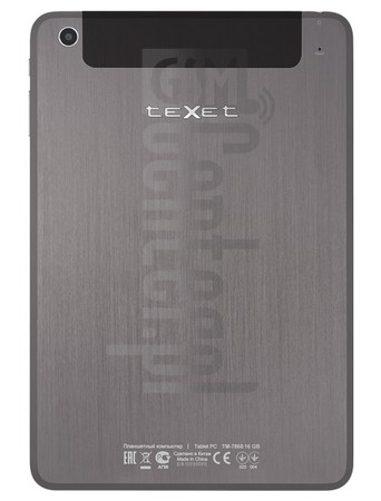 IMEI Check TEXET TM-7868 X-pad SHINE 8.1 3G on imei.info
