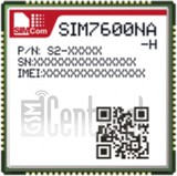 Vérification de l'IMEI SIMCOM SIM7600NA-H sur imei.info