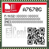 Vérification de l'IMEI SIMCOM A7670G sur imei.info