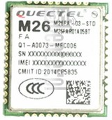 IMEI Check QUECTEL M26 on imei.info