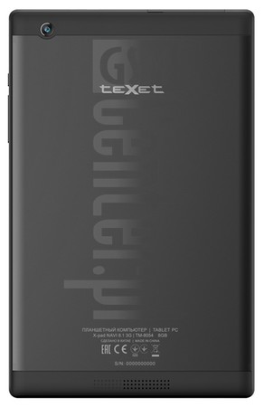 在imei.info上的IMEI Check TEXET TM-8054 X-pad SKY 8.1 3G