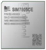 Vérification de l'IMEI SIMCOM SIM7805CE sur imei.info