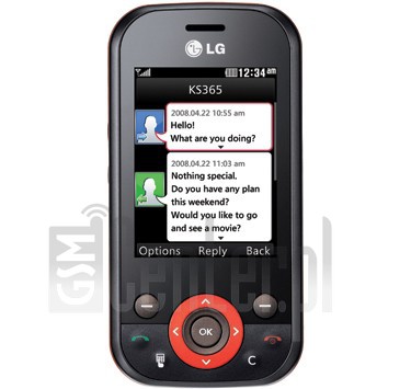 IMEI Check LG KS365 on imei.info