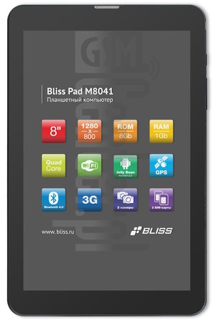 Pemeriksaan IMEI BLISS Pad M8041 di imei.info