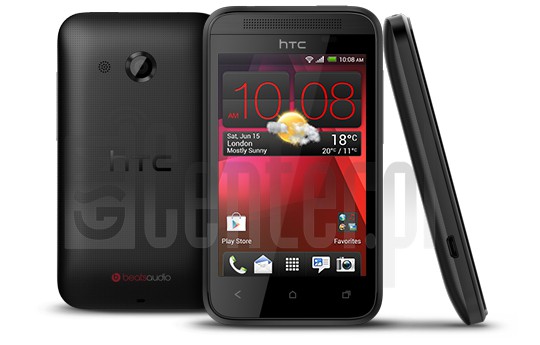 Pemeriksaan IMEI HTC Desire 200 di imei.info