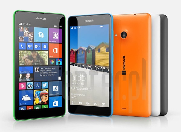 在imei.info上的IMEI Check MICROSOFT Lumia 535 Dual SIM
