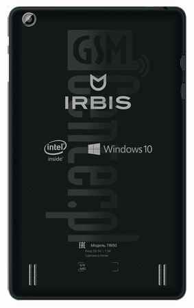 Vérification de l'IMEI IRBIS TW80 8.0" sur imei.info
