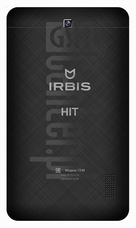 Skontrolujte IMEI IRBIS Hit 8GB 7" na imei.info