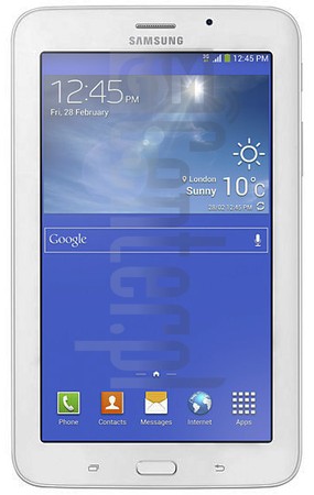 Controllo IMEI SAMSUNG T116NU Galaxy Tab 3V su imei.info