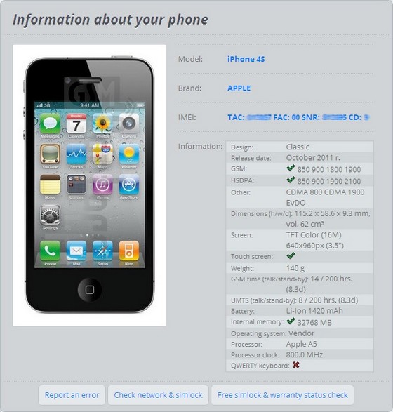 Iphone Imei