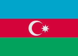 Azerbaijan Flagge