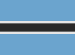 Botswana флаг
