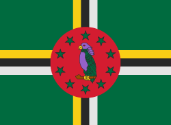 Dominica 깃발