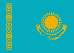 Kazakhstan झंडा