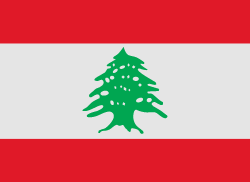 Lebanon Flagge