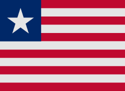 Liberia bandera