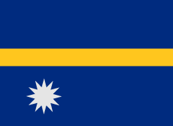 Nauru bandera