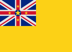 Niue bandera