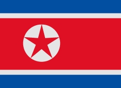North Korea 깃발