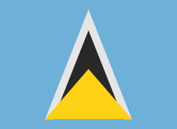 Saint Lucia 깃발