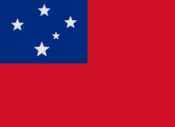 Samoa 旗帜