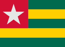 Togo 旗帜