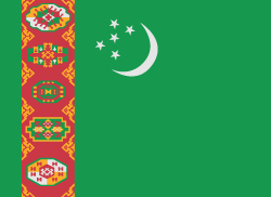 Turkmenistan Drapeau