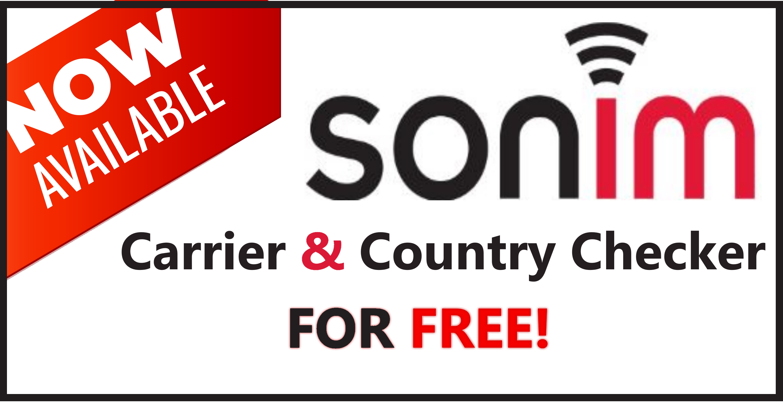 SONIM Carrier & Country Checker est maintenant disponible! - nouvelle image sur imei.info