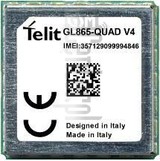 在imei.info上的IMEI Check TELIT GL865-V4