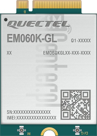 Vérification de l'IMEI QUECTEL EM060K-GL sur imei.info