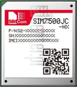 Перевірка IMEI SIMCOM SIM7500JC-HX на imei.info