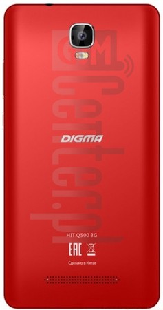 Pemeriksaan IMEI DIGMA Hit Q500 3G di imei.info