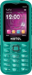 Skontrolujte IMEI KGTEL K243 na imei.info