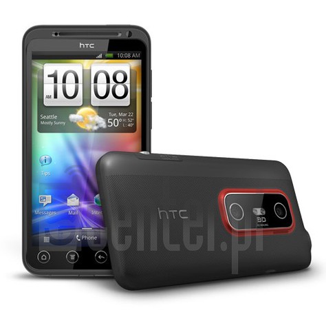 Перевірка IMEI HTC Evo 3D на imei.info