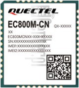 Vérification de l'IMEI QUECTEL EC800M-CN sur imei.info