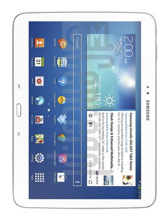 Verificação do IMEI SAMSUNG P5200 Galaxy Tab 3 10.1 3G em imei.info