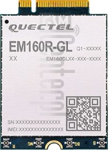 Verificación del IMEI  QUECTEL EM160R-GL en imei.info