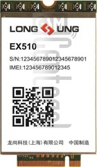 Verificación del IMEI  LONGSUNG EX510C en imei.info