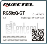 ตรวจสอบ IMEI QUECTEL RG500Q-GT บน imei.info