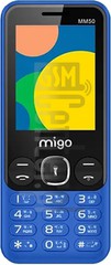 Vérification de l'IMEI MIGO MM50 sur imei.info